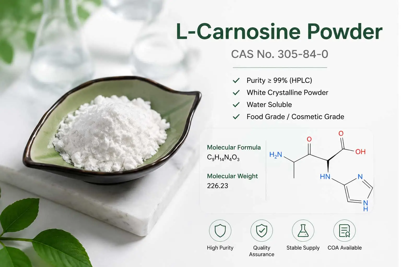 L-Carnosine-Powder-Manufacturer-and-Supplier